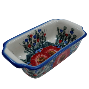 Forma ceramiczna z uszami do pieczenia chleba II (A181 D28)