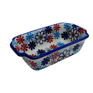 Forma ceramiczna z uszami do pieczenia chleba II (A181 D44)