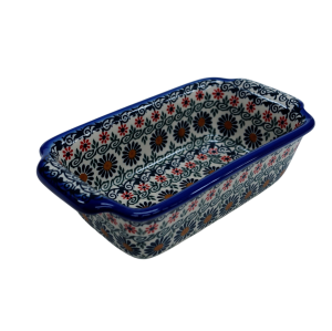 Forma ceramiczna z uszami do pieczenia chleba II (A181 D48)