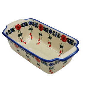 Forma ceramiczna z uszami do pieczenia chleba III (A182 D10)