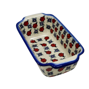 Forma ceramiczna z uszami do pieczenia chleba III (A182 D18)