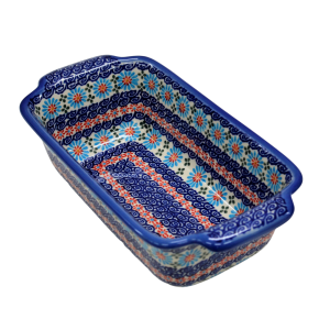 Forma ceramiczna z uszami do pieczenia chleba III (A182 D3)