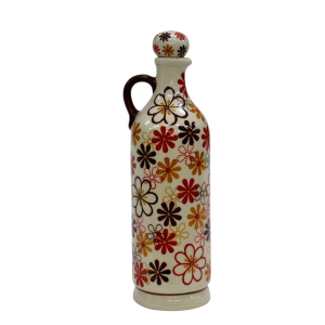Butelka ceramiczna z korkiem duża 0,8l (A67 D63)