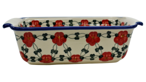 Forma ceramiczna z uszami do pieczenia chleba III (A182 D37)