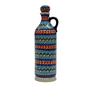 Butelka ceramiczna z korkiem duża 0,8l (A67 D69)