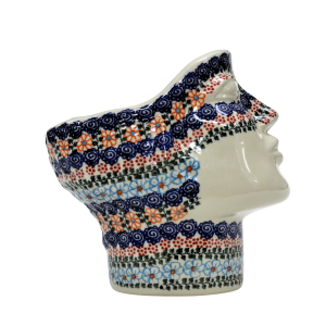 Donica osłonka ceramiczna GŁOWA (A470 D35)      