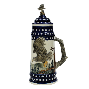 Kufel myśliwski ceramiczny z pokrywą - seria EXCLUSIVE LINE (EL-BM1)