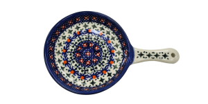 Patelnia bolesławiecka ceramiczna mała (A524 D21)  