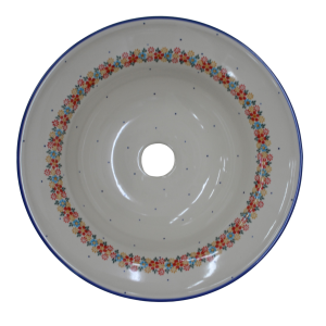 Umywalka ceramiczna Bolesławiec 38 cm (A529 D52)  