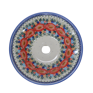 Umywalka ceramiczna Bolesławiec 38 cm (A529 D60) 