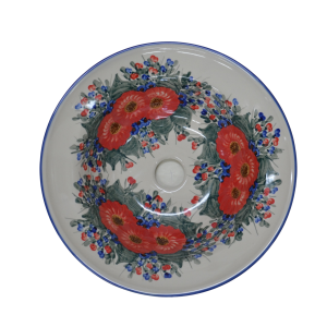 Umywalka ceramiczna Bolesławiec 38 cm (A529 D28) 