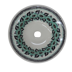 Umywalka ceramiczna Bolesławiec 38 cm (A529 D107) 