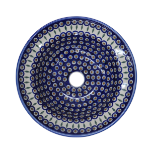 Umywalka ceramiczna Bolesławiec 38 cm (A529 D43) 