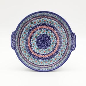 Półmisek ceramiczny okrągły z uszami (A525 D3) 