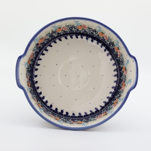Półmisek ceramiczny okrągły z uszami (A525 D23)