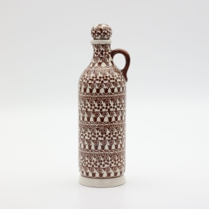 Butelka ceramiczna z korkiem duża 0,8l (A67 D50) 