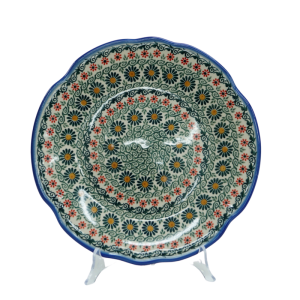 Talerz obiadowy płytki z reliefem 27,5 cm (A257 D48)