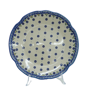 Talerz obiadowy płytki z reliefem 27,5 cm (A257 D53)