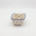 Forma ceramiczna z uszami do pieczenia chleba II A181 D141 – ręcznie malowana ceramika bolesławiecka, idealna do wypieku chleba, trwała i dekoracyjna.