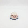 Ceramic bread baking dish with handles I A180 D139 – hand-painted Bolesławiec pottery, ideal for baking bread and cakes, durable and decorative.